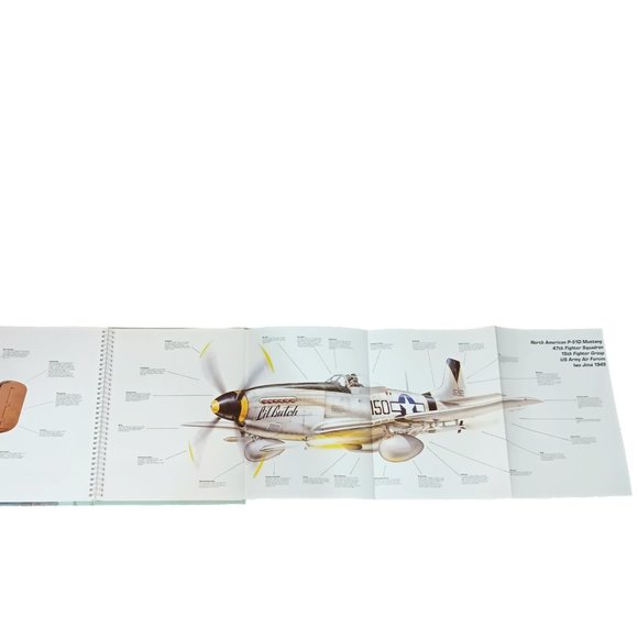 Gatefold Book of World War II Warplanes 36 Pull-Out Gatefolds Hardcover 1995 HC - Picture 5 of 12